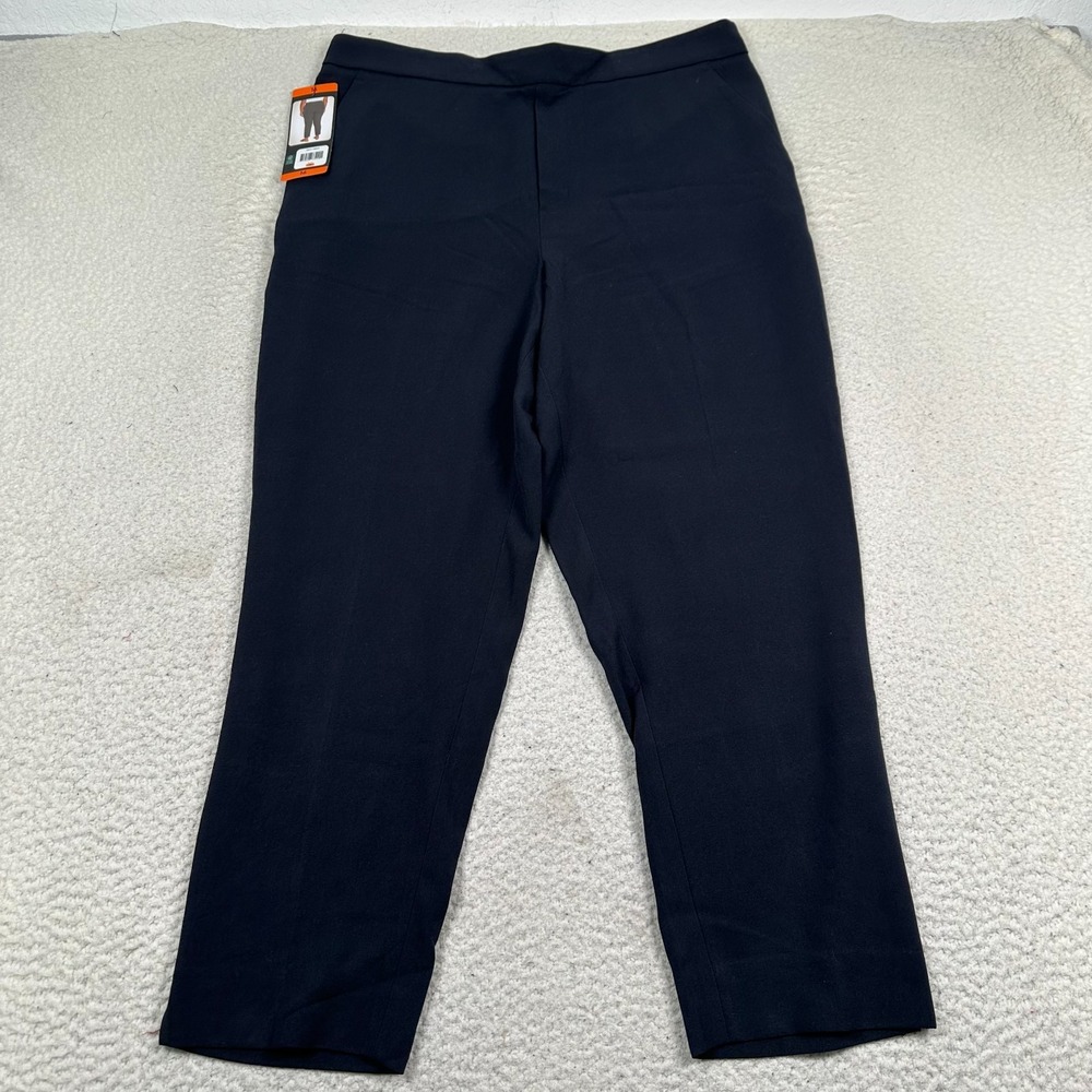 NWT‎ Banana Republic Tapered Pull on Pant Women's 16 Stretch Office Career Blue